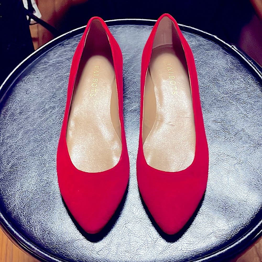Talbots Mila 2 Riding Red Shoes - Picture 4 of 8